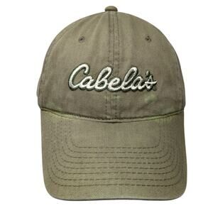 Cabela's Slideback Hat Green One Size Embroidered Legendary Outfitter